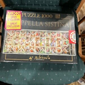 Cappella Sistina 1000-Piece Puzzle - Michelangelo Artwork